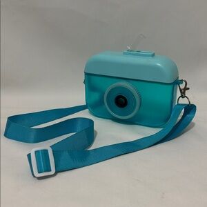 Aqua Blue Camera Water Bottle